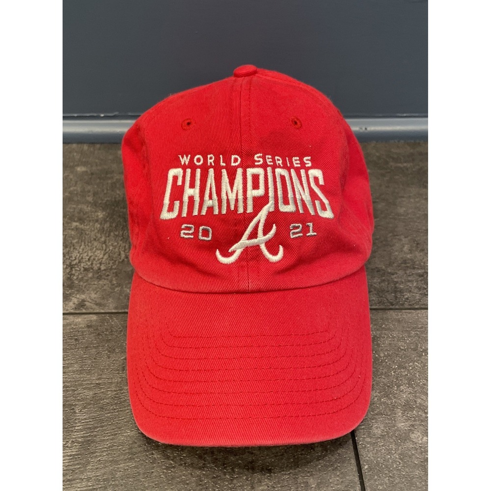 Atlanta Braves 2021 World Series Champions '47 Brand Red Adjustable Hat